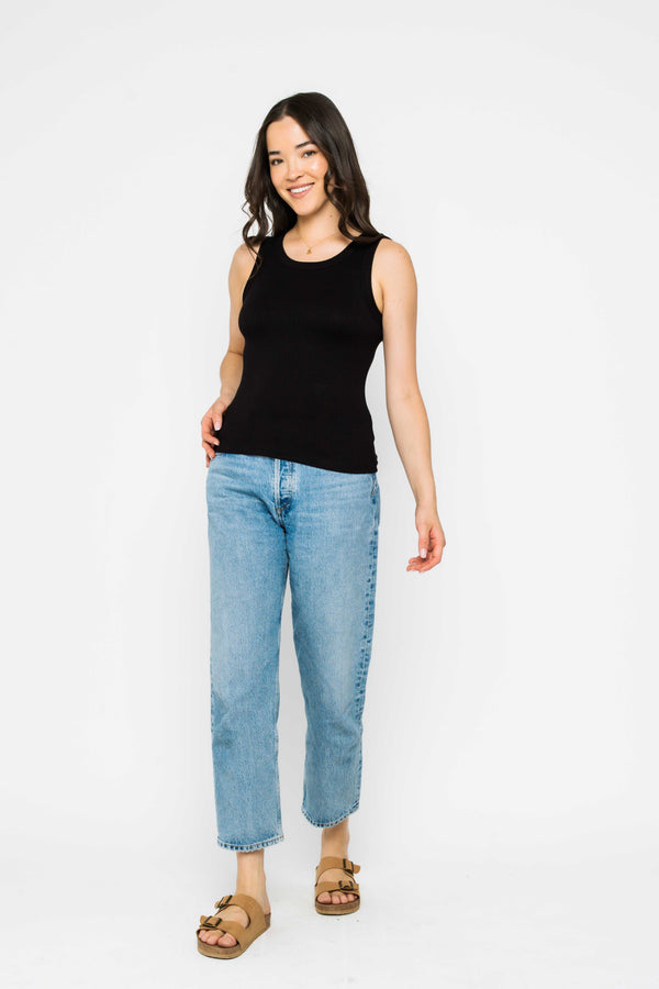 Leanne-Crew Neck Tank